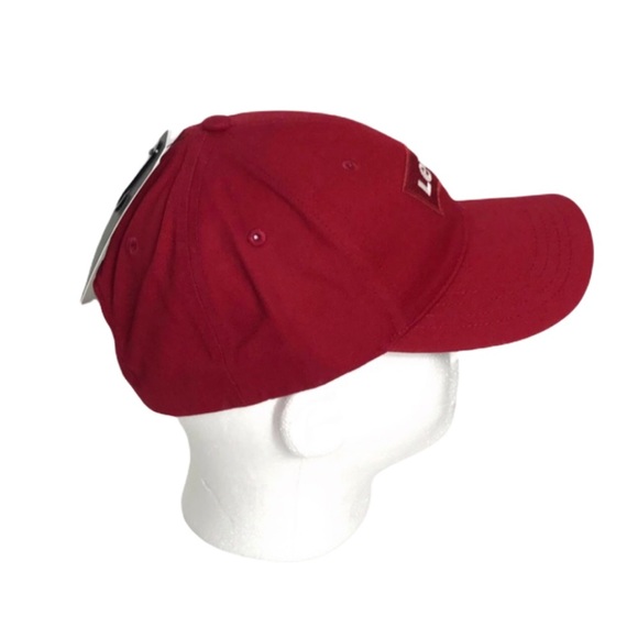 NWT Levi’s SnapBack Baseball Hat, Red or Blue - Picture 4 of 16